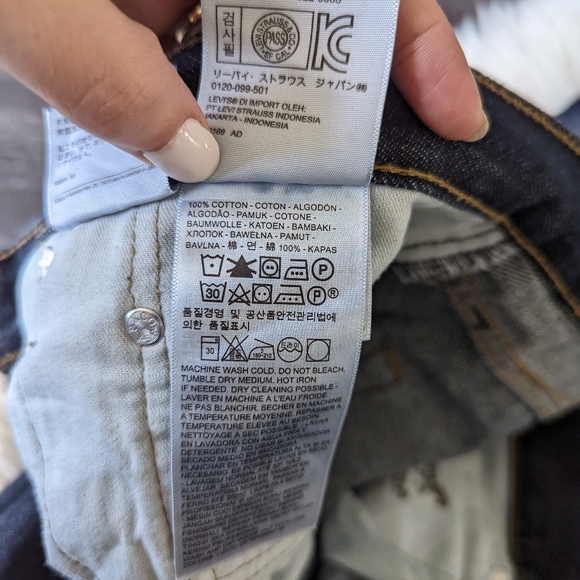 LEVI'S - 514™ (35x32) STRAIGHT FITFLEX JEANS Dark Indigo - Picture 11 of 11